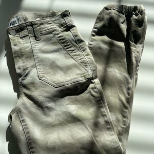 PAIGE Mayslie Jogger Tan light army green Camo Pants